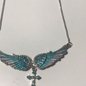 Crystal Angel Wing Necklace
